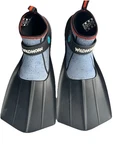 Wildhorn Topside Hydro Snorkel Fins Flippers Unisex Mens 11-11,5 Walkable. Fixed Price $47.00.