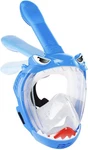 Full Face Snorkel Mask 180 Degree Panoramic View Safe Anti-leak Anti-fog(s Blue). Fixed Price $22.99.