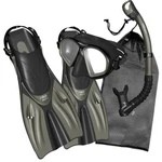 Promate Spectrum Adult Snorkeling Mask Fins Dry Mesh Bag Dive Gear Set. Fixed Price $59.95.