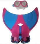 Body Glove Kid Girl Mermaid Monofin With Mask Linden Pink/blue. Fixed Price $13.99.