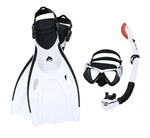Ozark Trail Adult Dominator Pro Snorkel Set White S/m With Carry Bag. Fixed Price $19.99.
