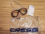 Cressi Snorkel Swimming Mask Goggles Red Black Adult Mens Ladies. Fixed Price $19.99.