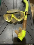 Oceanic Snorkeling Set Med Mask 4SITE, Snorkel, Clip, U.s. Divers Blades. Fixed Price $40.00.