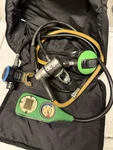 Vintage Cressi-sub Scuba Diving Regulator Hose Gauge Console Kit Untested. Fixed Price $129.99.