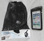 New Divelux Snorkel Mask, Size L/xl Black, Anti Fog, + Bonus Smartphone Pouch. Fixed Price $32.00.