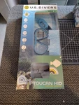 Toucan Jr Kids Boys 4+ Mask And Snorkeling Combo Us Divers Blue. Fixed Price $22.49.