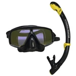 Scuba Choice Mask With Mirror Coated Lense + Black/yellow Snorkel Combo. Fixed Price $36.99.