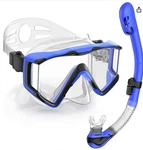 Greatever Snorkel Set 3 Window Mask Adult, Panoramicwideview,antifg. Fixed Price $19.99.