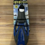 U.s. Divers Blue Gray Adult Swimming Scuba Diving Fins Size Med-lrg Or 8-9.5. Fixed Price $16.00.