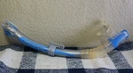 Cressi Sigma Dry Adult Size Snorkel Blue And Silver Euc. Fixed Price $15.00.