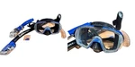 Tusa Visio Tri-ex Adult Black Series Mask Snorkel Combo Bonus Gear. Fixed Price $39.99.