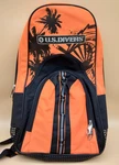 Us Divers Sling Backpack Snorkel Gear Bag Orange Black 18 Inch Mesh Scuba. Fixed Price $29.99.