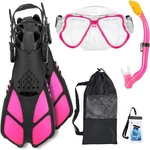 Xdobo Kids Snorkeling Set Anti-leak Diving Mask Dry Top Adjustable. Fixed Price $49.99.
