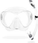 F1 & Supernova Dry Mask Snorkel Kits, One Size, Clear/silver. Fixed Price $89.99.