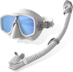 Watertime Snorkeling Gear Set Adult Dry Top Mask Anti-fog Panoramic Divi. Fixed Price $29.95.