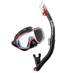 Tusa Visio Tri-ex Metallic Red/black Adult Mask And Snorkel Combo UC-3125PQB-MDR. Fixed Price $56.80.
