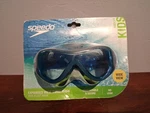 Speedo Kids Scout Swim Mask Deep Lake Blue Expanded View Anti-fog Goggles Nip. Fixed Price $9.99.