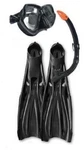 & Sea Whitsunday Mask Snorkel Fin Set (black) - Xl. Fixed Price $129.92.