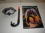Vintage Dacor Tenue Deluxe Mask Stainless 18-8 Turbo Top Snorkel Catalog. Fixed Price $19.99.