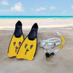 Swim Central Yellow Newport Silicone Pro Water Pool Snorkeling Set - Small. Fixed Price $89.49.