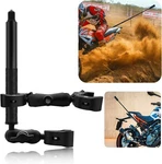 Heavy-duty Motorcycle Clamp Mount Kit Bike Handlebar With 59" Invisible Black. Fixed Price $58.56.