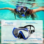 Zipoute Pro Snorkeling Gear For Adults - Black/blue. Fixed Price $31.13.