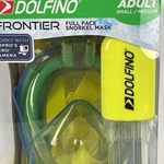 Dolfino Frontier All-in-one Full Face Snorkel Mask Adult Small/med Fits Go Pro. Fixed Price $19.49.