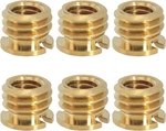 6PCS Dslr Camera Photography Tripod Ball Head Adapter Screw 1/4 3/8 Brass Red. Fixed Price $11.99.