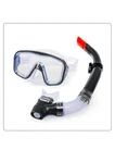Aqua Leisure Dominica Adult Snorkel Mask Combo Black Pvc Latex-free Adjustable. Fixed Price $26.99.