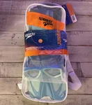 Speedo Kids Snorkel, Mask, And Fin Set Turquoise Junior, Age 6-14, L/xl. Fixed Price $21.00.