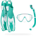 Cressi Kids Snorkeling Set- Short Adjustable Fins, Silicone Mask, And Dry Sno.... Fixed Price $103.22.
