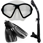 Sherwood Targa Mask With Elite Fins And Tiga Dry Snorkel. Fixed Price $249.90.