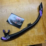 Atomic SV2 Semi-dry Snorkel Black/purple Scuba And Free Diving. Fixed Price $76.50.