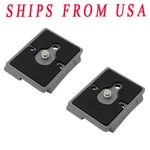 2XGREY Qr Quick Release Plate For Manfrotto Tripod 200-PL14 234RC 391RC2 804RC2. Fixed Price $11.69.