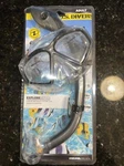U.s. Divers Adult Cozumel Del Sol Mask & Snorkel, Black. Fixed Price $19.99.