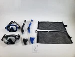 Zipoute Dry Top Set Snorkeling Gear Panoramic Anti-leak Anti-fog. Fixed Price $24.99.