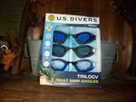 Us Divers Adult Swimming Eye Goggles 3 Pair Set Fog Control Shatter Resistant Ne. Fixed Price $16.99.