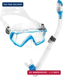 Cressi Panoramic Wide View Mask & Dry Kit For Snorkeling, Scuba Diving -. Fixed Price $89.35.
