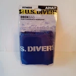 U.s. Divers Adult Deck Bag New 24X18 Blue Aqua Lung Fitness Swim Equip Scuba. Fixed Price $14.75.