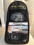 Us Divers Adult Avila 2.0 Paradise Mask, Snorkel & Fins Black/gray, Bag, Large. Fixed Price $49.99.