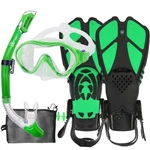 Hhao Sport Kids Mask Fins Set Snorkeling Packages, With Diving Mas.... Fixed Price $79.10.