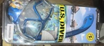U.s. Divers Pro Series Adult Mask Island Dry Snorkel Combo, Blue. Fixed Price $29.00.