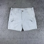 Kryptek Performance Fishing Shorts Mustang Island Mens 36 Gray Zip Pocket Cargo. Fixed Price $29.99.