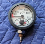 Oceanic Scuba Pressure Gauge 5000 Psi High Indicator Dive Equipment. Fixed Price $61.80.