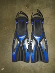 Promate Pace Youth Junior Fins Snorkeling Diving Swimming Blue - Size L/xl. Fixed Price $9.98.
