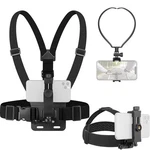 Strap Set, Chest Mounts+head +neck HOLDER,3 In 1 Hands Phon.... Fixed Price $39.03.