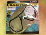 Us Divers Mango Mask Adult Black/clear Snorkel/swim With Tempered Glass. Fixed Price $24.99.
