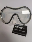 Seac Charm Diving Mask Black Tempered Glass Silicone Strap Adult Snorkel Swim. Fixed Price $27.99.