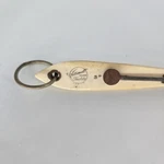 Vintage National Brand Tackle Japan Bone Tuna Jig 3" Wooden Fishing Lure Hook. Fixed Price $24.99.