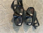 Full Face Snorkel Mask Set Adult Black Anti Fog Dry Top Diving 2 Pack Lot. Fixed Price $19.99.
